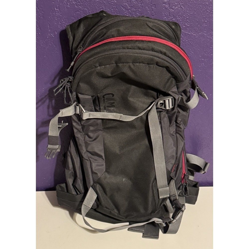 Camelbak Phantom LR 20 Ski Backpack With Bladder Black Red Retired Rare